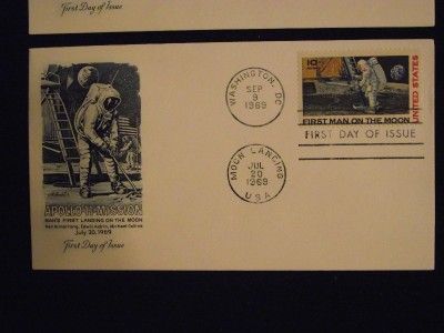   ll Mission First Moon Landing 7/20/1969 First Day Cover (42 Years Ago