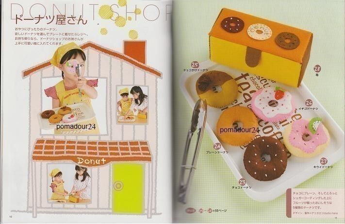 FELT FOOD BOOK   Japanese Craft Book  