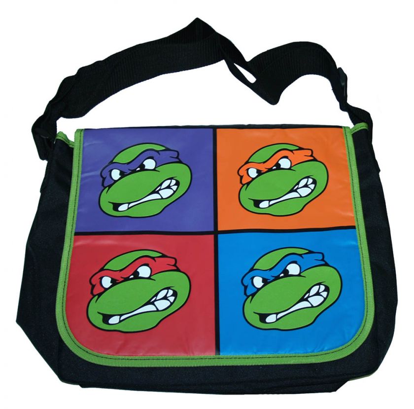 Teenage Mutant Ninja Turtles TMNT Cast Warhol Messenger Bag  