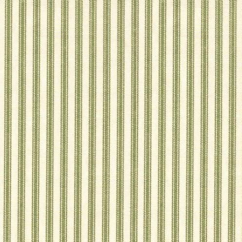 Waverly TIMELESS TICKING Sage Cotton fabric by the yard  