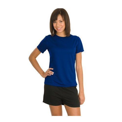 Sport Tek Ladies Dry Zone; Raglan Accent T Shirt. L473  