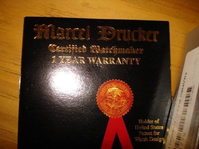 NWT Marcel Drucker 50th Ann~Ladies Bracelet Watch  