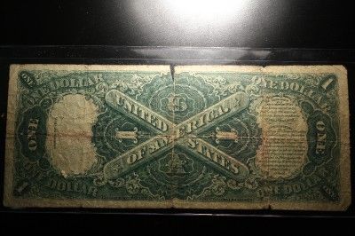 AUTHENTIC 1917 $1 DOLLAR BILL NICE NOTE #019  