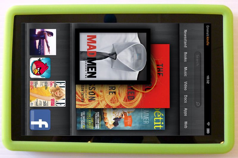 NEW Kindle FIRE GREEN Silicone Gel Skin Case Cover 3G Wifi   QUICK 