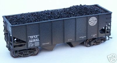 Realistic Coal Loads for Walthers 55 Ton USRA Hopper HO  