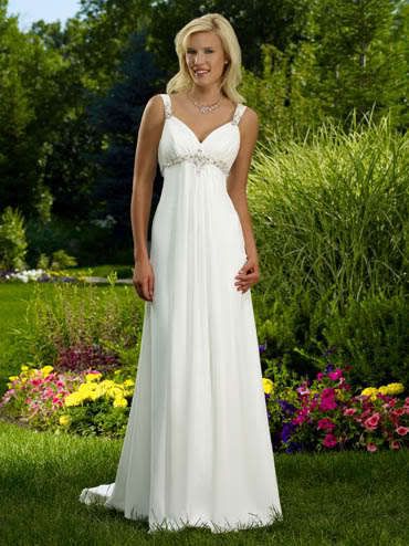 New Stock White/Ivory Chiffon Wedding Dress Bridal Gown Size6/8/10/12 