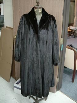 BLACKGLAMA FEMALE MINK Swing COAT NEW $24,000 RARE DEAL  