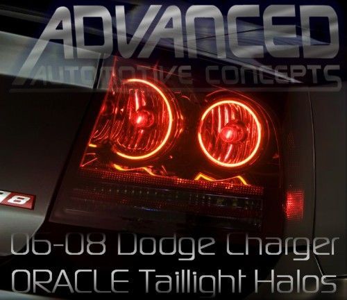 Dodge Charger Tail Lights HALO Angel/Demon Eye not LED  
