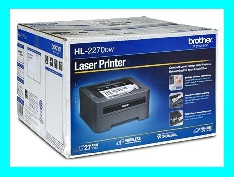 BROTHER HL 2270DW WIRELESS LASER PRINTER HL2270DW NEW 12502626749 