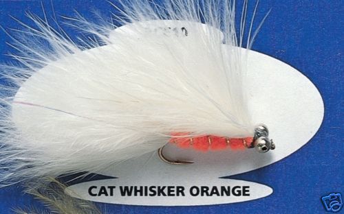 Prittie Cats Whisker Orange BCE1 Sz10 Fishing Flies  