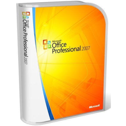 Microsoft Office Professional 2007 FULL PRO w/ Word Excel Powerpoint 