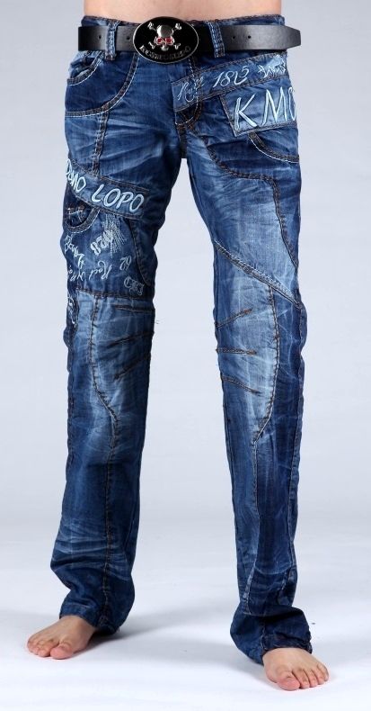 MENS FASHION STAR JEANS KOSMO LUPO BLUE DEVIL G.W30  