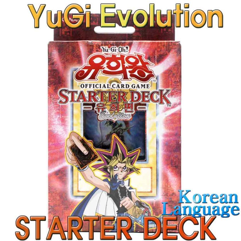 Yu Gi Oh Official Cards games Starter Deck Yugi Evolution Korean 
