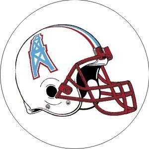 Vintage NFL Oilers helmet football logo sticker decal  